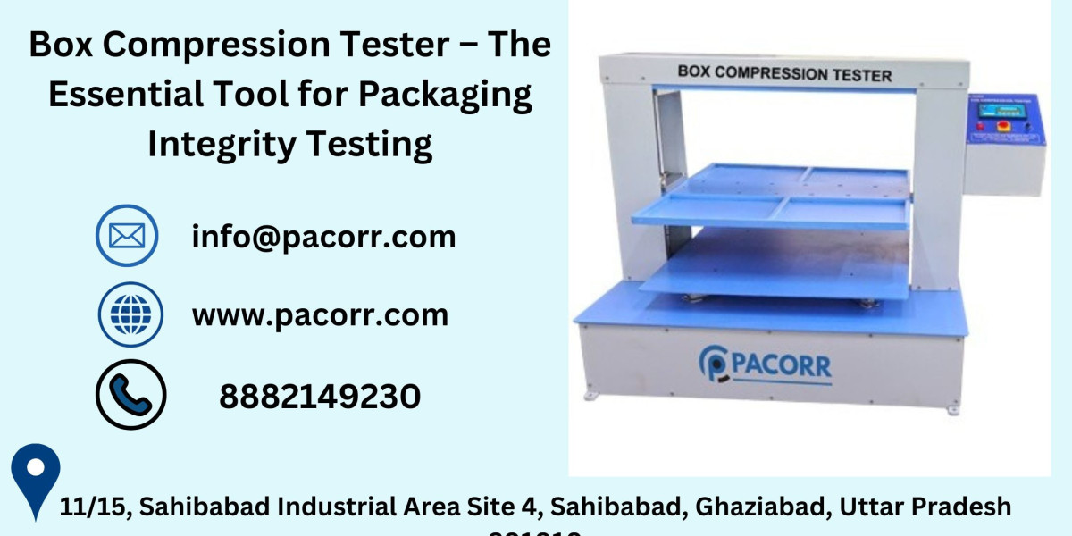 The Role of Box Compression Tester from pacorr.com in Ensuring Packaging Sustainability